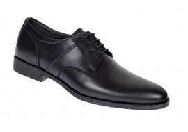 Pantofi barbati negri smart office eleganti din piele naturala GKR80N